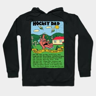 Hockey Dad Tour List Hoodie